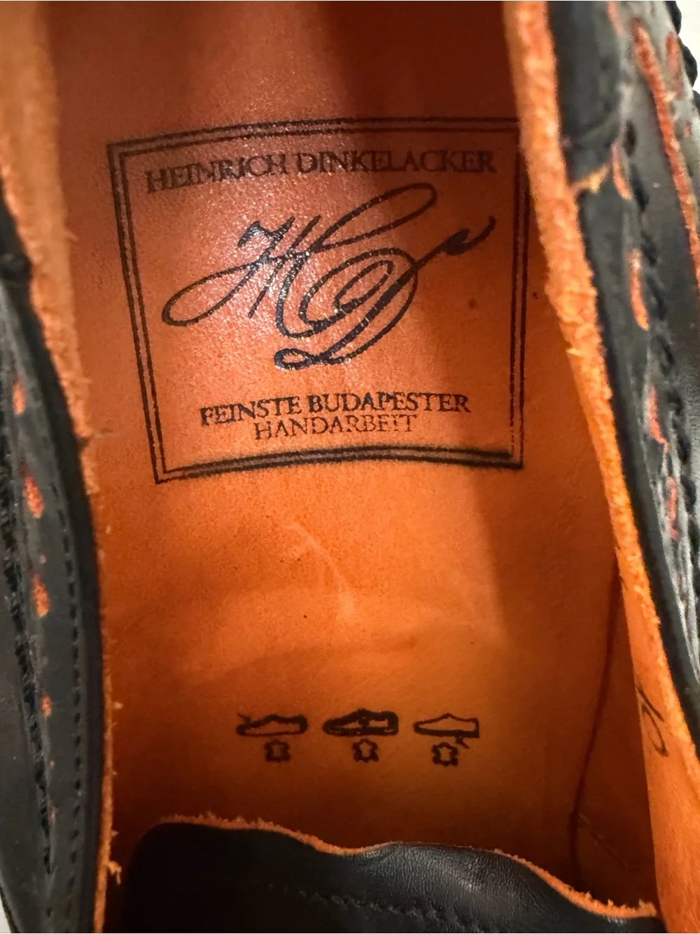 Heinrich Dinkelacker Full-Brogue Men’s Dress Shoe